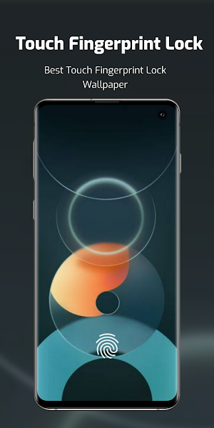 Touch Fingerprint Lock walpapr Screenshot 3