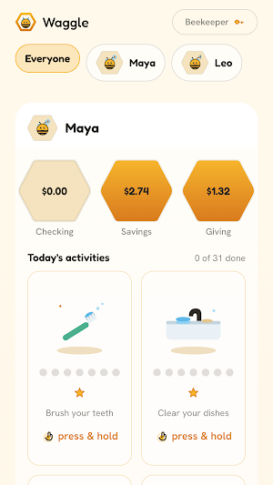 Waggle: Chores & Allowance Screenshot 1