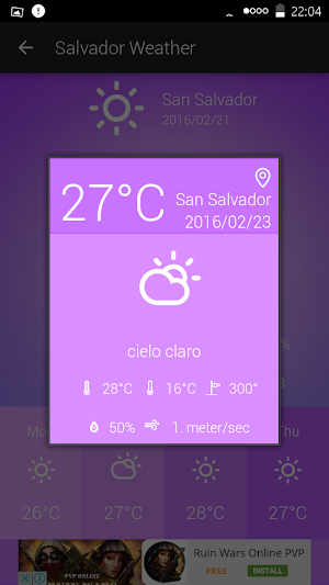 Salvador Weather Screenshot 3