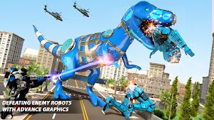 Dino Robot Car Game: Dinosaur Robot Transform hero Screenshot 0