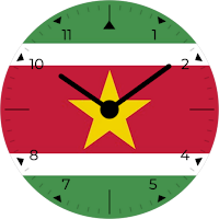 Suriname Analog Watch Face