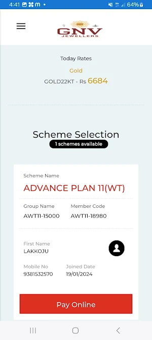 GNV PurchasePlan Screenshot 1