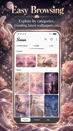 Swan Wallpapers Live & 4K Screenshot 3