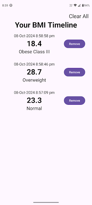 BodyIQ: Your BMI Companion Screenshot 2