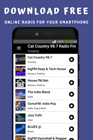 Cat Country 98.7 Radio Fm Live Screenshot 0