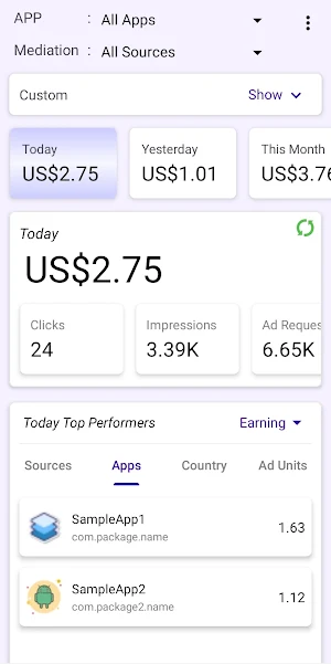 AdReporter - Ads Earning Dash Screenshot 0
