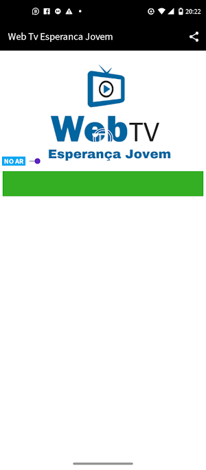 Web Tv Esperança Jovem Screenshot 2