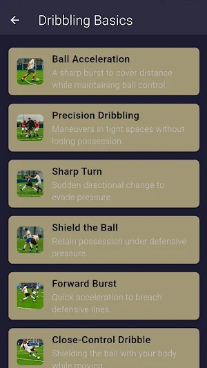 FC Soccer Tutorial Dribbling K Screenshot 2