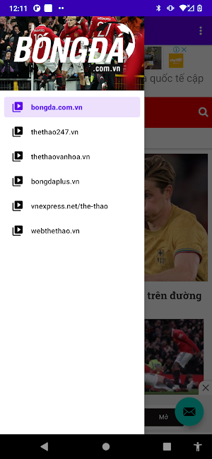 Tin tức thể thao 247 Screenshot 1
