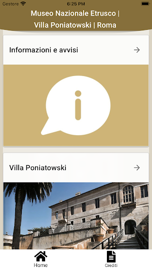 Museo Villa Poniatowski in LIS Screenshot 1