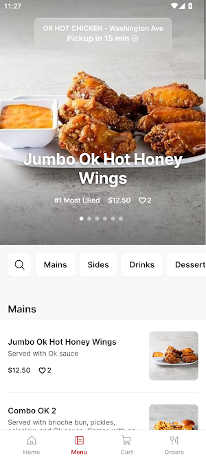 OK Hot Chicken To Go Screenshot 1