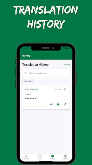 Zulu to English Translator Screenshot 2
