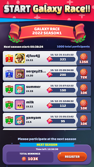 GalaxyTornado on WEMIX Screenshot 1