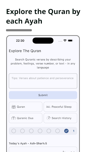 Quran - Ayah Finder Screenshot 0