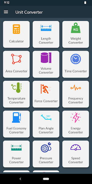 Unit Converter Calculator Screenshot 0