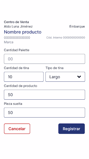 Inventario Bimbo Screenshot 1