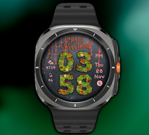 Christmas Numbers Watch Face Screenshot 2