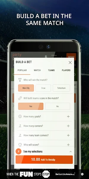 partypoker Sports Bookmakers Screenshot 1