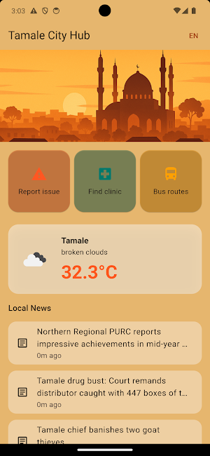 Tamale City Hub Screenshot 0