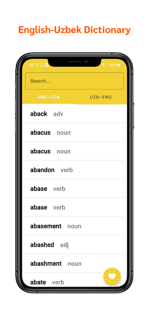 Dictionary English-Uzbek Screenshot 0