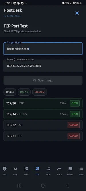 HostDesk Screenshot 2