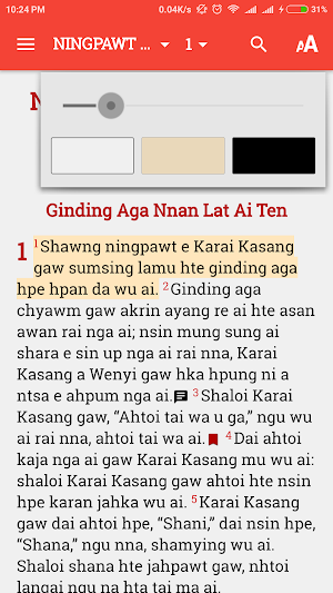 Jinghpaw Bible Screenshot 0