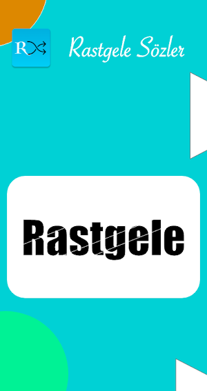 Rastgele Sözler Screenshot 0