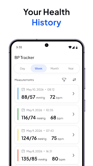 Blood Pressure Tracker Screenshot 2