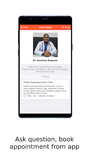 Pushp Superspeciality Clinic Screenshot 2