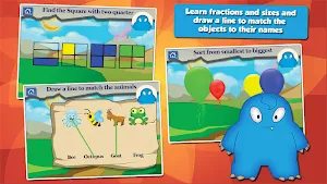 Monster Grade 1 Fun Games Screenshot 2