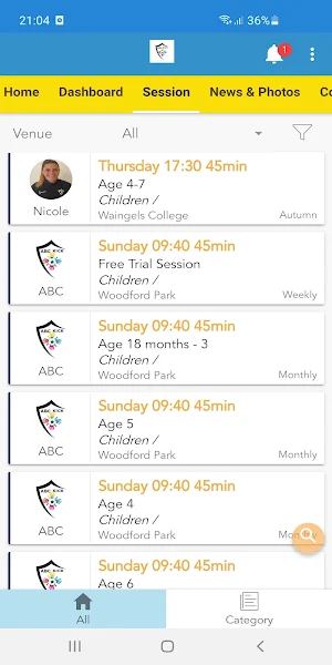 ABC KICK Screenshot 2