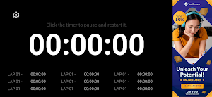 Minimal Clock: Timer Stopwatch Screenshot 1