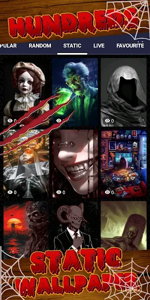 scary wallpaper Screenshot 3