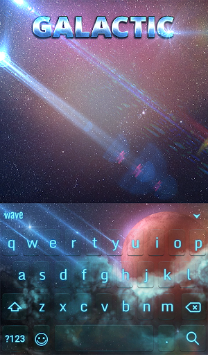 Galactic Animated Keyboard + L Screenshot 1
