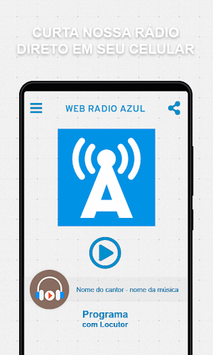 Web Rádio Azul Screenshot 0
