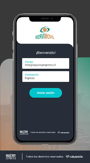 Servimovil Aquívoy Express Screenshot 0