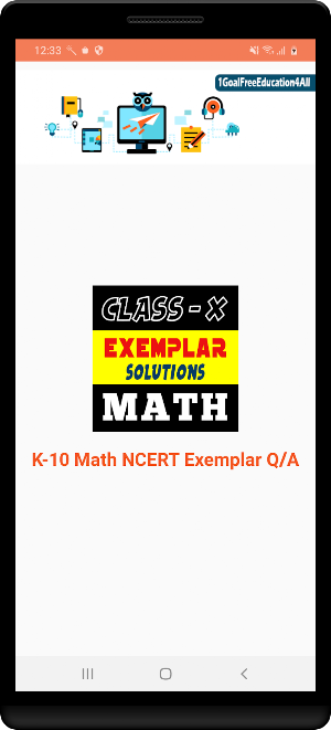 Class 10 math(English) Ncert exemplar Screenshot 1