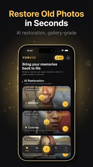 Restore Old Photos - Yorvio Screenshot 0