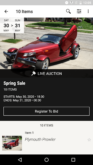 Busy Beever Auctions Screenshot 1