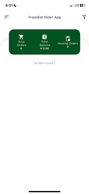 TransEat Delivery App Screenshot 3