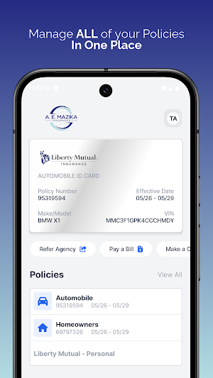 A.E. Mazika Insurance Screenshot 0