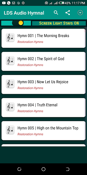 LDS Audio Hymnal (choir backup offline) screenshot 2
