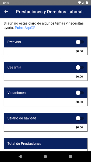 Prestaciones Laborales RD Screenshot 3