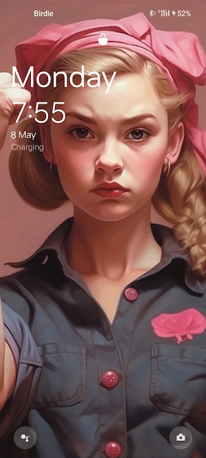 Girl Power Wallpaper Screenshot 1