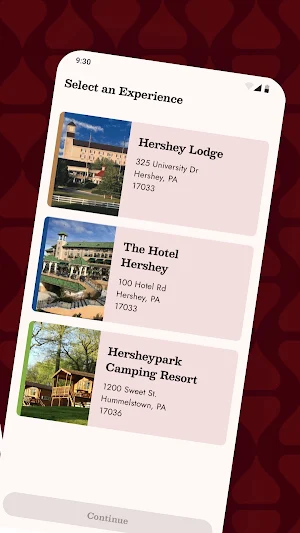 HersheyResorts Screenshot 1