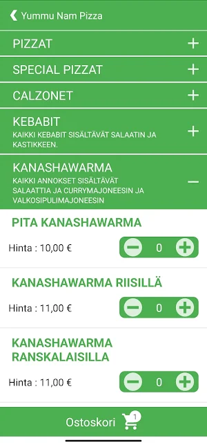 Yummy Nam Pizza Bar - Lohja Screenshot 1
