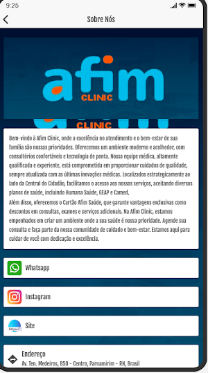 Afim clinic Screenshot 1