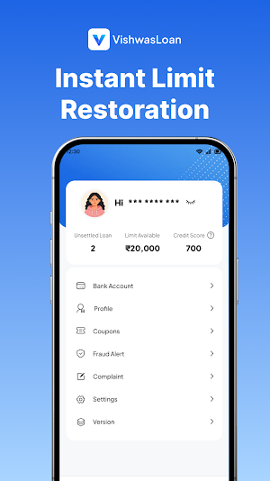 VishwasLoan - Credit Line App Screenshot 3
