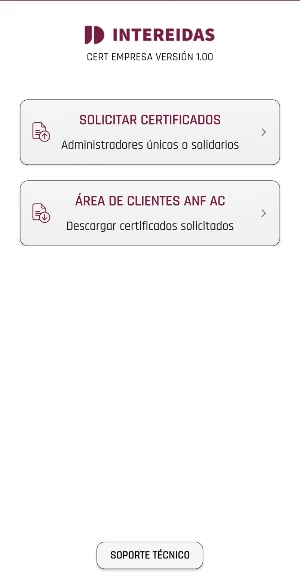 Certificado Digital Empresa Screenshot 1