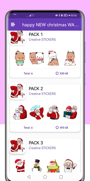 Merry Christmas WASticker Screenshot 0